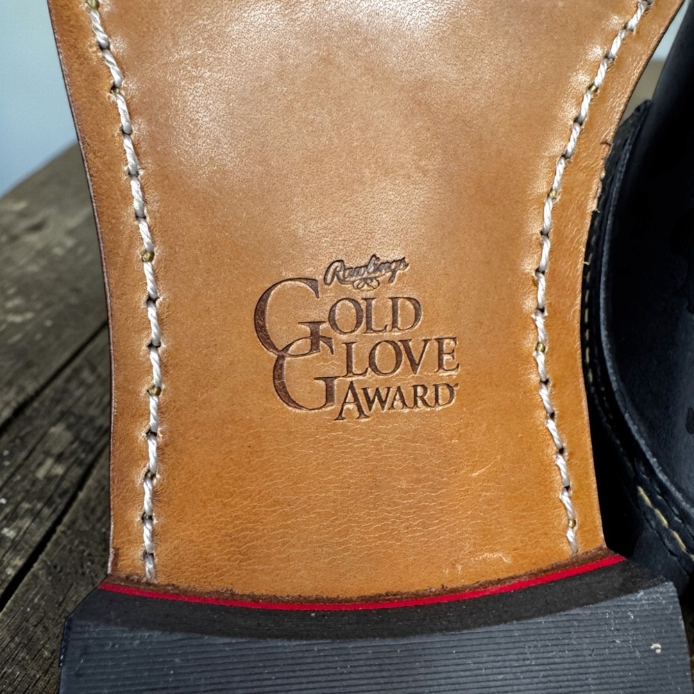 Wolverine 1000 Mile Rawlings Boots Mens‎ 11 Black Gold Glove Leather W08012 NEW - Picture 10 of 16